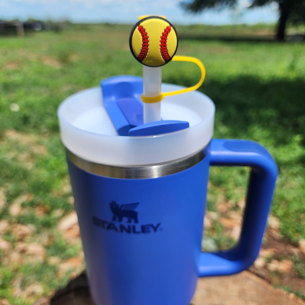 Softball Straw Topper